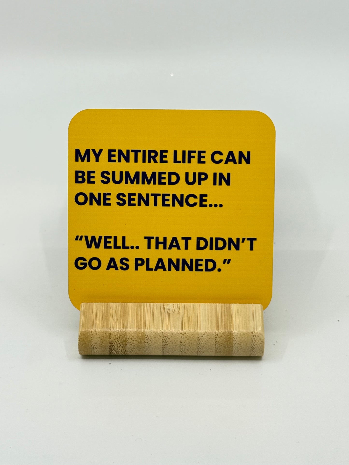 Chuckle Collection Drinks Coasters - One Sentence