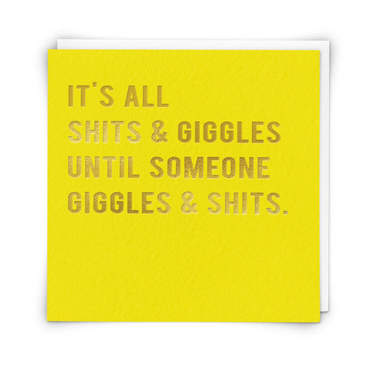 Birthday Card - It's all Giggles