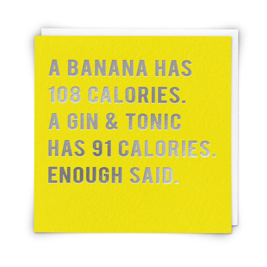 Birthday Card - Banana