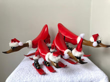 Load image into Gallery viewer, Skiing Santa Duck - Now available in 4 sizes