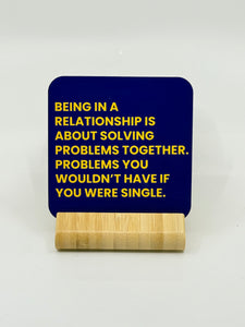 Chuckle Collection Drinks Coasters - Problem Solving