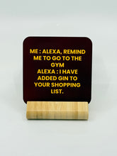 Load image into Gallery viewer, Chuckle Collection Drinks Coasters - Hi Alexa