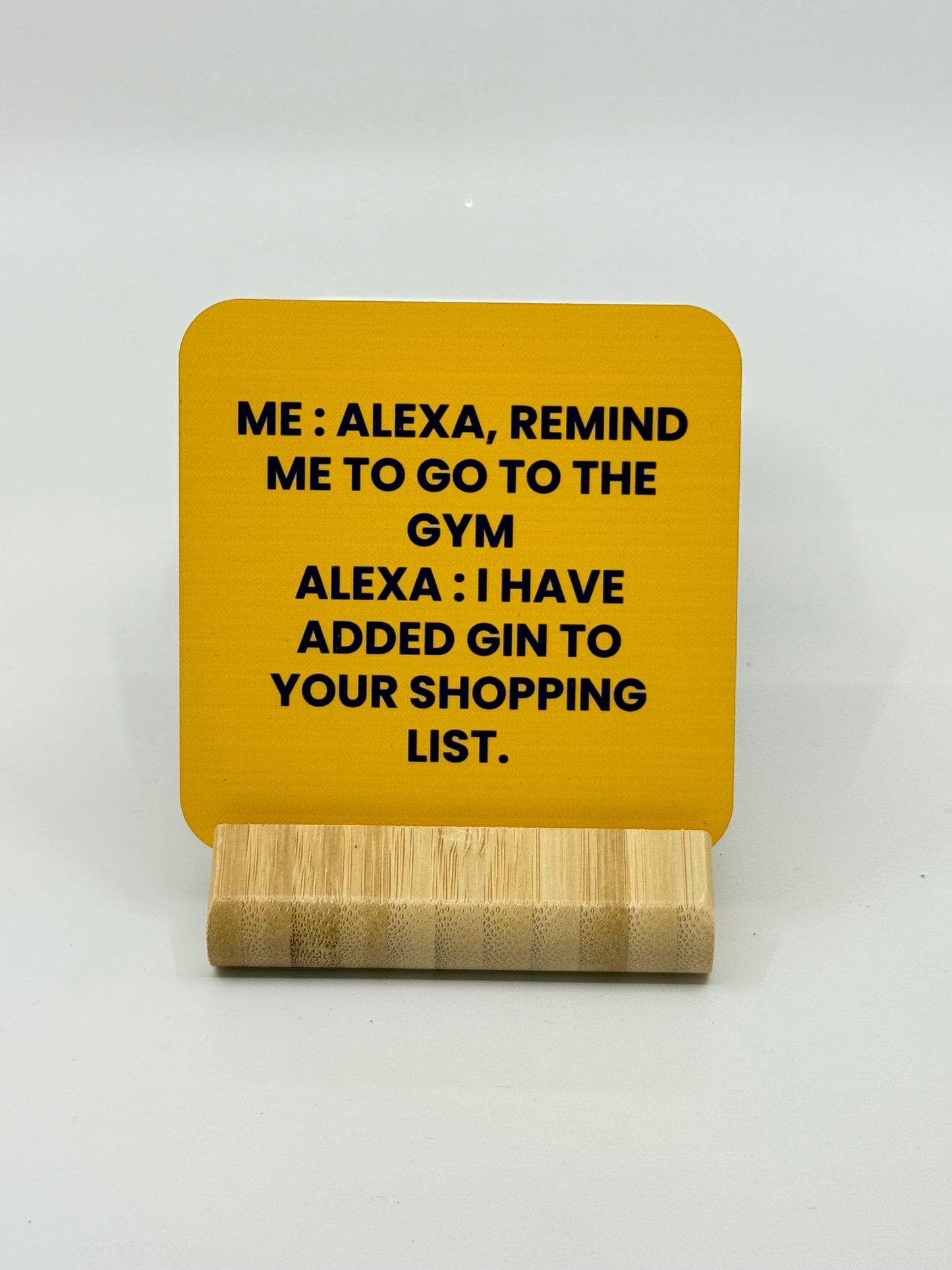 Chuckle Collection Drinks Coasters - Hi Alexa