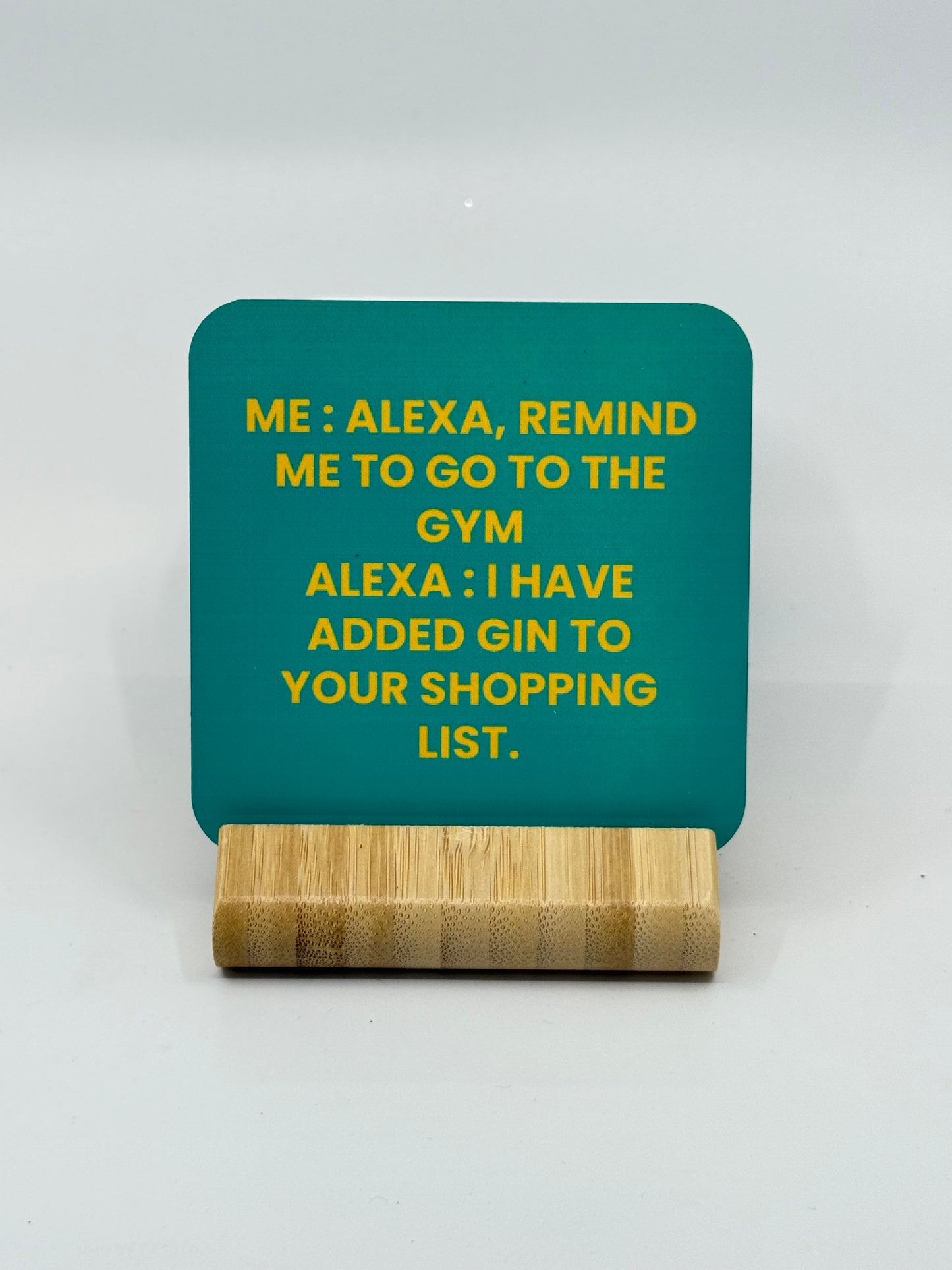 Chuckle Collection Drinks Coasters - Hi Alexa