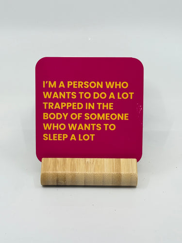 Chuckle Collection Drinks Coasters - Trapped