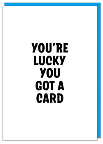 Valentines Day Card - Lucky