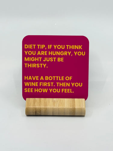 Chuckle Collection Drinks Coasters - Diet Tips