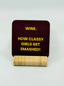 Chuckle Collection Drinks Coasters - Wine