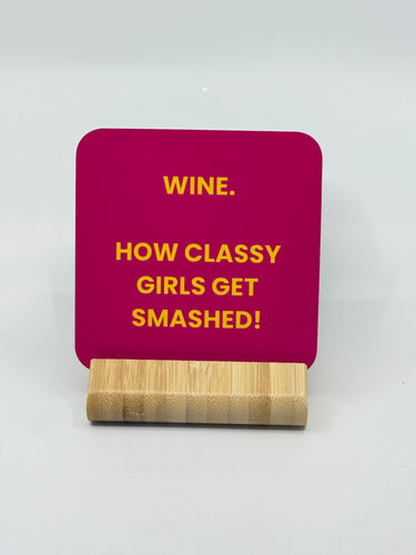 Chuckle Collection Drinks Coasters - Wine