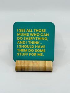 Chuckle Collection Drinks Coasters - Mums