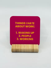 Load image into Gallery viewer, Chuckle Collection Drinks Coasters - Things I Hate