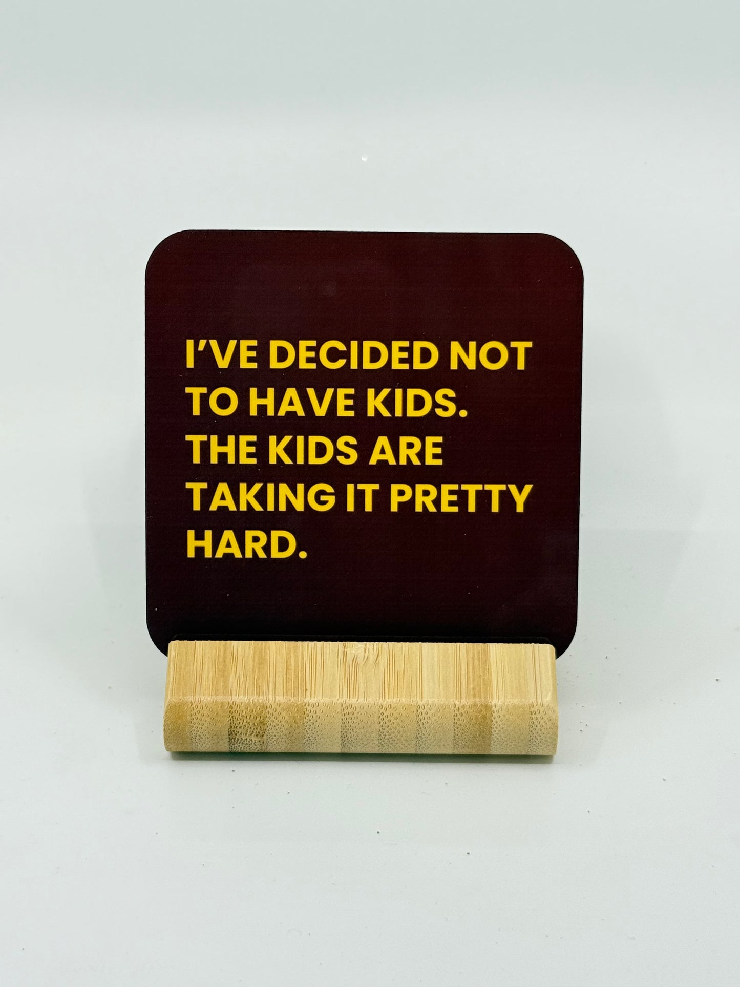 Chuckle Collection Drinks Coasters - No Kids