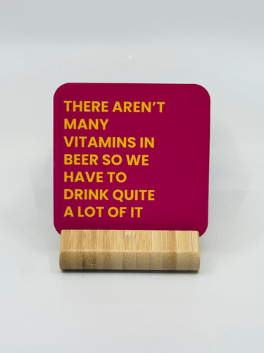 Chuckle Collection Drinks Coasters - Vitamins