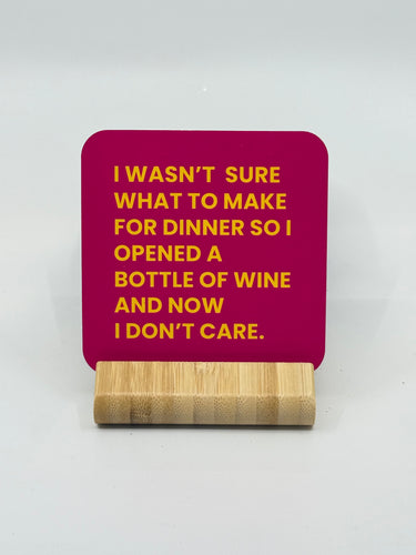 Chuckle Collection Drinks Coasters - Opened Wine