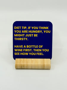 Chuckle Collection Drinks Coasters - Diet Tips