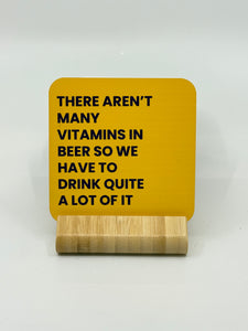 Chuckle Collection Drinks Coasters - Vitamins