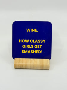 Chuckle Collection Drinks Coasters - Wine