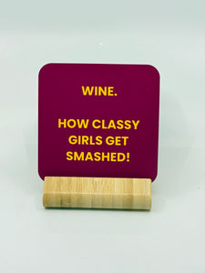 Chuckle Collection Drinks Coasters - Wine