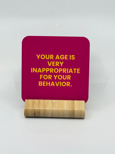 Chuckle Collection Drinks Coasters - Age Inappropriate