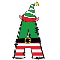 A - Z Ceramic Christmas Decorations - Pick & Mix (Santa, Elf, Snowman, Reindeer)