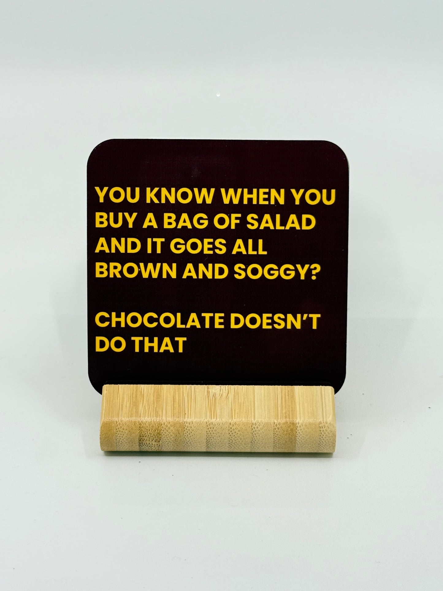Chuckle Collection Drinks Coasters - Chocolate
