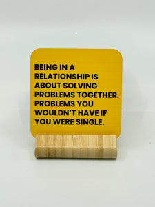 Chuckle Collection Drinks Coasters - Problem Solving