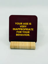 Load image into Gallery viewer, Chuckle Collection Drinks Coasters - Age Inappropriate
