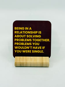 Chuckle Collection Drinks Coasters - Problem Solving
