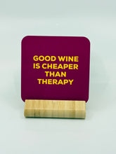 Load image into Gallery viewer, Chuckle Collection Drinks Coasters - Good Wine