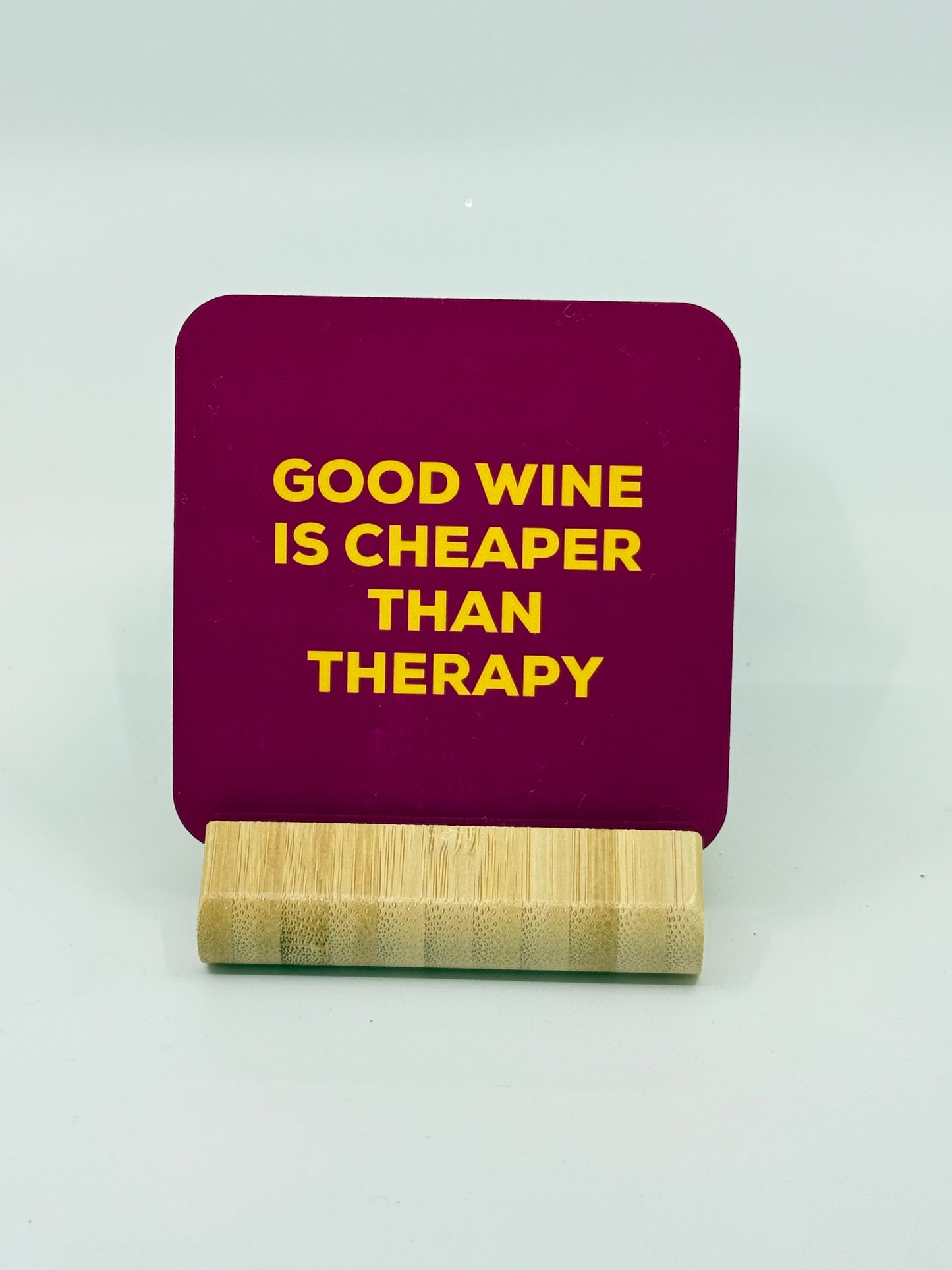 Chuckle Collection Drinks Coasters - Good Wine