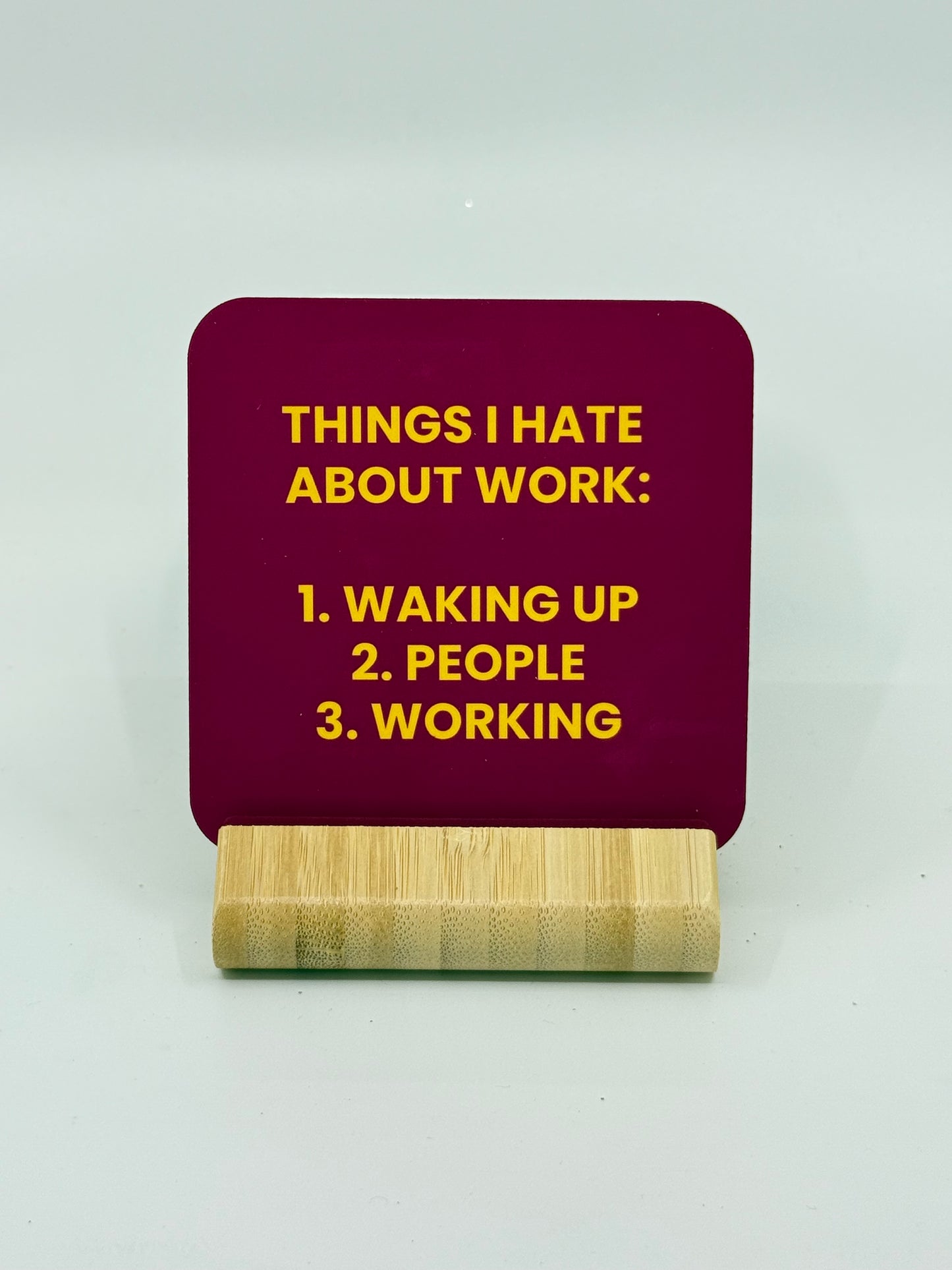 Chuckle Collection Drinks Coasters - Things I Hate