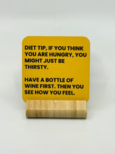 Load image into Gallery viewer, Chuckle Collection Drinks Coasters - Diet Tips