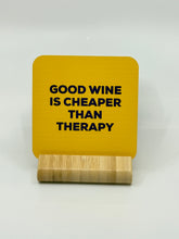 Load image into Gallery viewer, Chuckle Collection Drinks Coasters - Good Wine