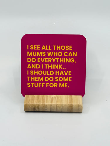 Chuckle Collection Drinks Coasters - Mums
