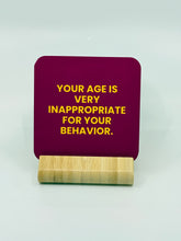 Load image into Gallery viewer, Chuckle Collection Drinks Coasters - Age Inappropriate