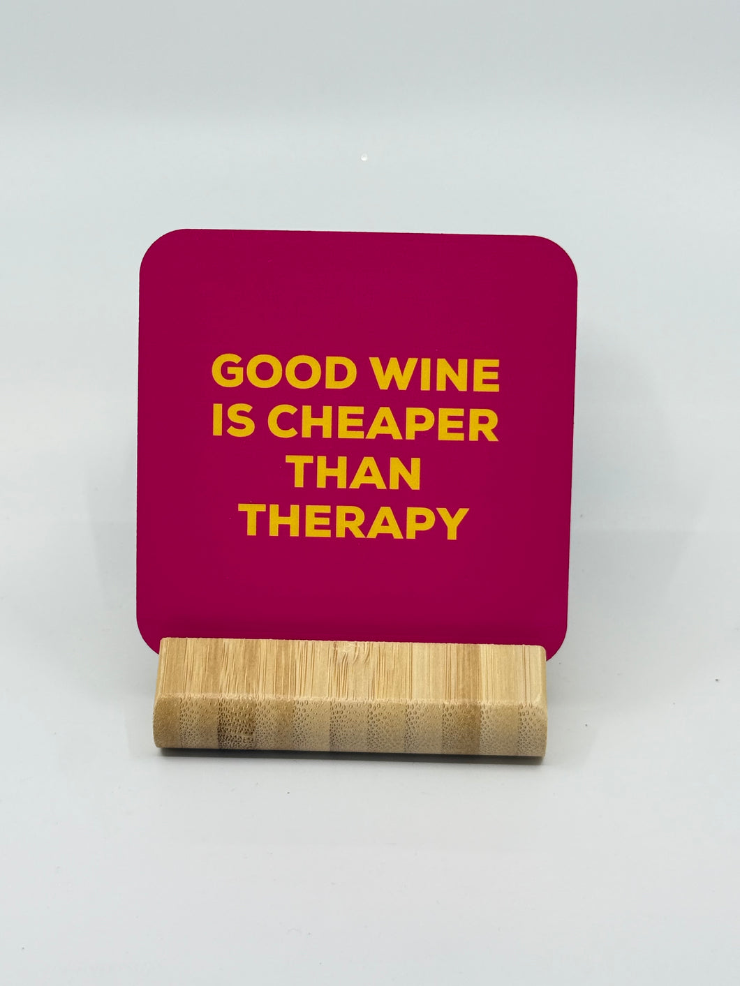Chuckle Collection Drinks Coasters - Good Wine