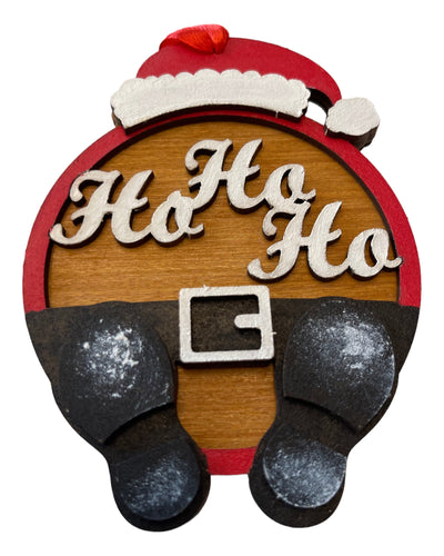 Ho Ho Ho Wooden Tree Decoration