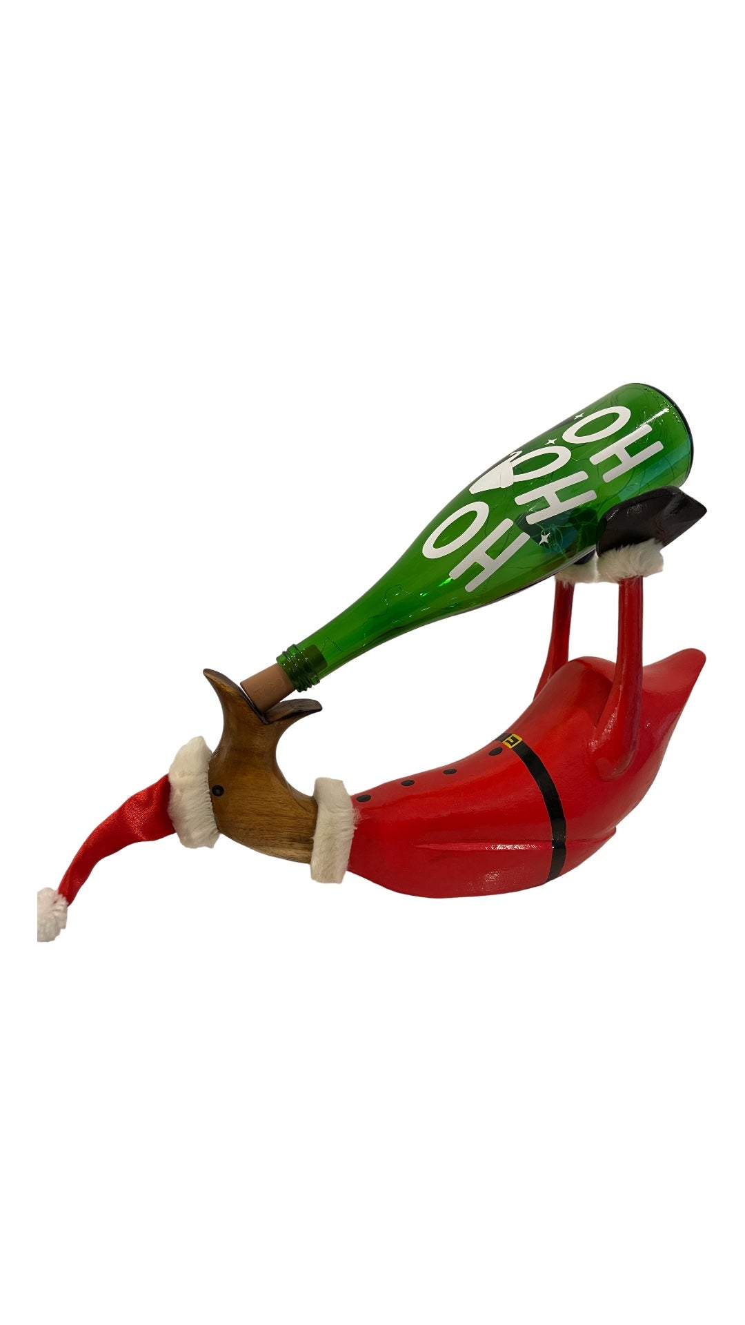 Santa Duck Bottle Holder Large