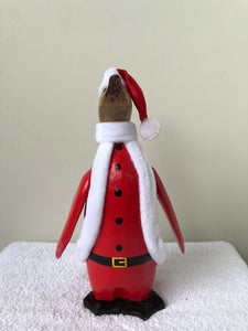 Hand Painted Santa Penguins - Choose from 3 Sizes
