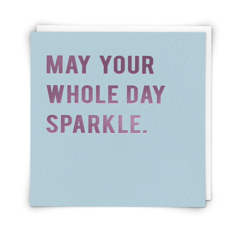 Wedding Card - May Your Whole Day Sparkle