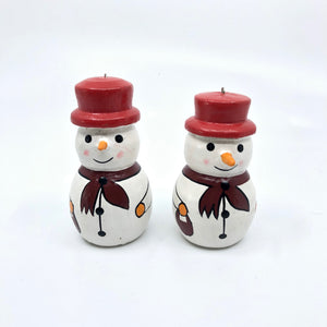 Jolly Snowmen Christmas Tree Decoration - 5 Pack