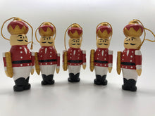 Load image into Gallery viewer, Toy Soldier Christmas Tree Decoration - 5 Pack