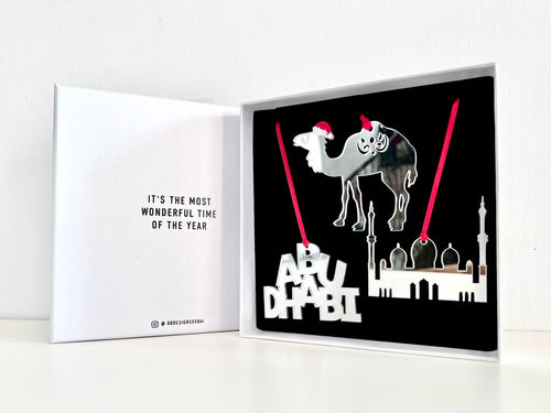 Abu Dhabi Theme Acrylic Tree Decoration Box Set