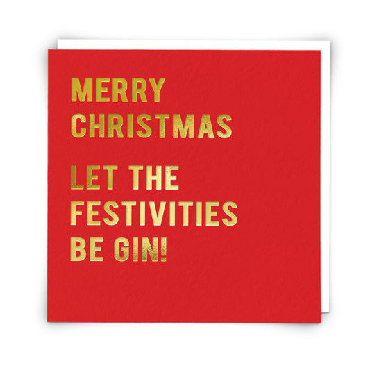 Christmas Card - Let The Festivities