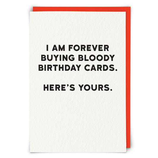 Birthday Card - Forever Buying