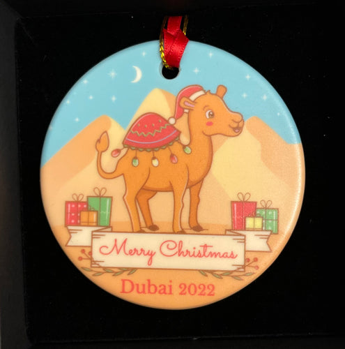 Unique 2022 Dubai Camel Double Sided Dubai Christmas Ceramic