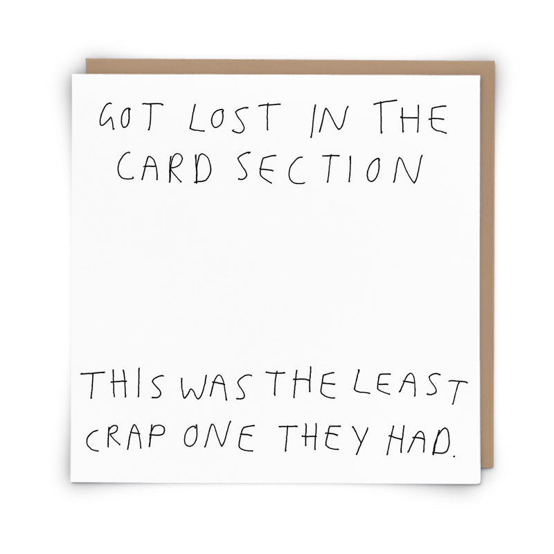 Birthday Card - Got Lost