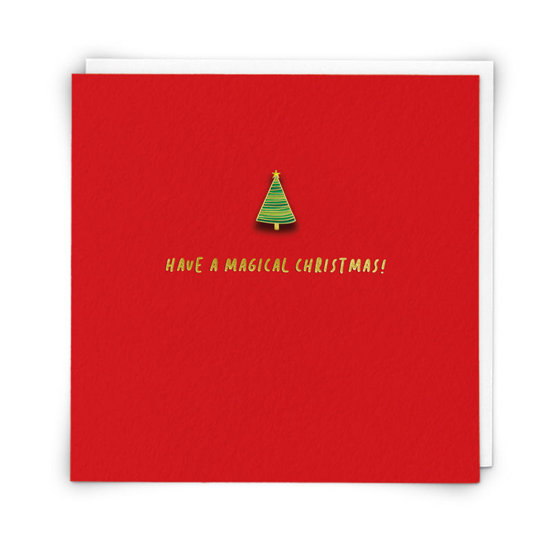 Christmas Card - Magical Christmas - Enamel Pin