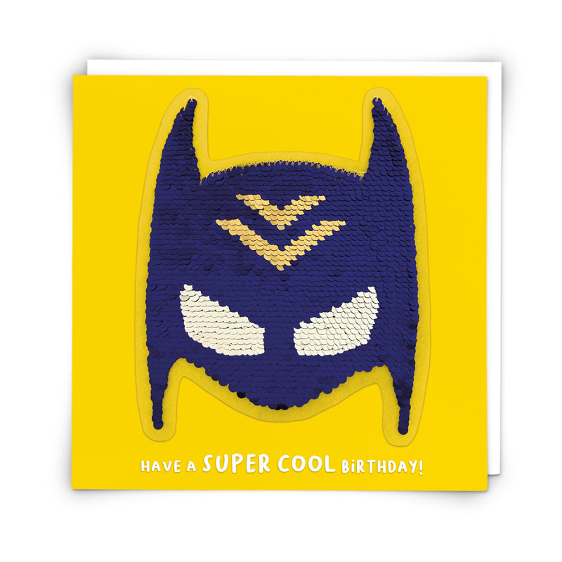 Birthday Card - Batman - Sequins